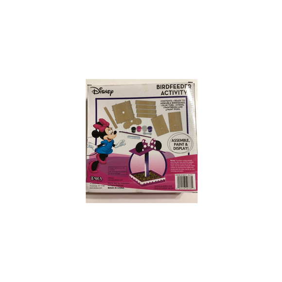 Disney Minnie Mouse Birdfeeder DIY Kids Activity Toy Ourdoors Art Project NIB - Picture 2 of 2